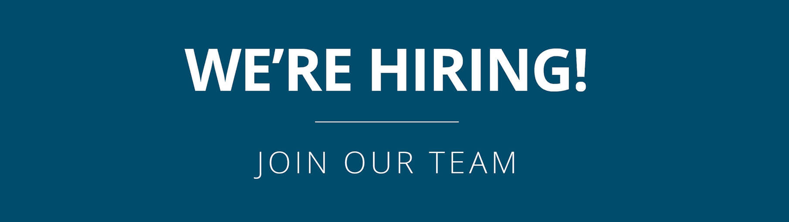 Join Our Team!